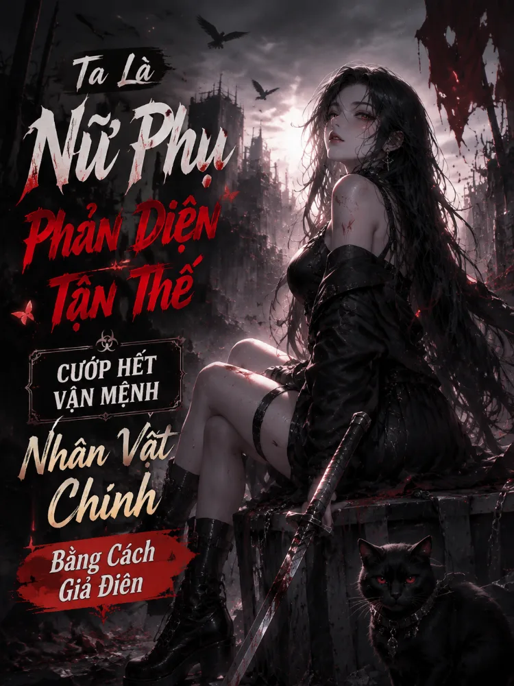 Ta Là Nữ Phụ Phản Diện Tận Thế, Cướp Hết Vận Mệnh Nhân Vật Chính Bằng Cách Giả Điên