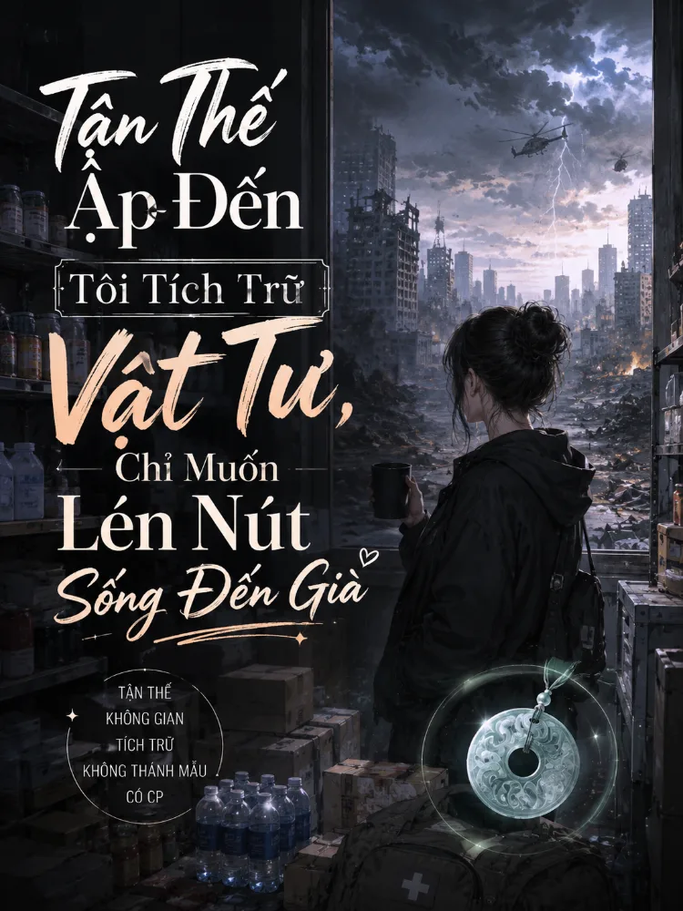 Tận Thế Ập Đến Tôi Tích Trữ Vật Tư, Chỉ Muốn Lén Nút Sống Đến Già