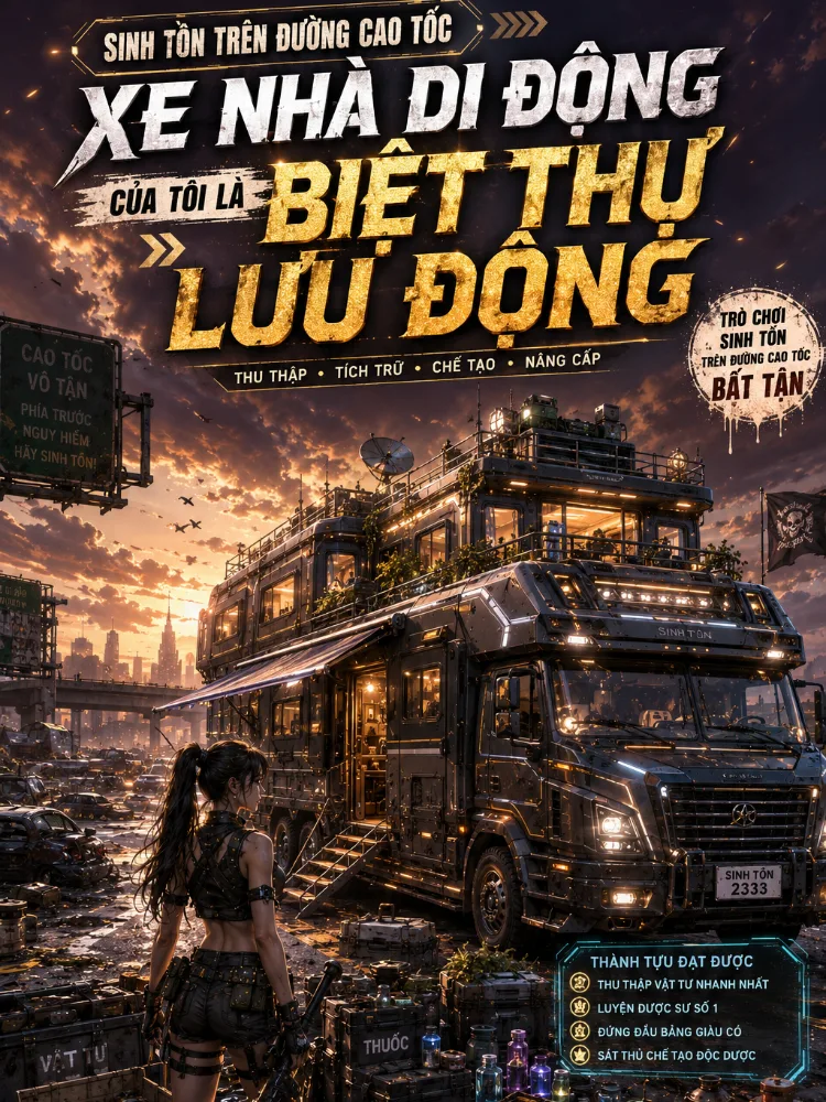Tận Thế Đường Cao Tốc, Xe RV Của Tôi Nâng Cấp Thành Biệt Thự Di Động