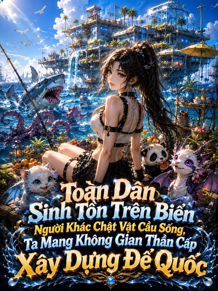 Toàn Dân Sinh Tồn Trên Biển: Người Khác Chật Vật Cầu Sống, Ta Mang Không Gian Thần Cấp Xây Dựng Đế Quốc- Lục Tinh Thần